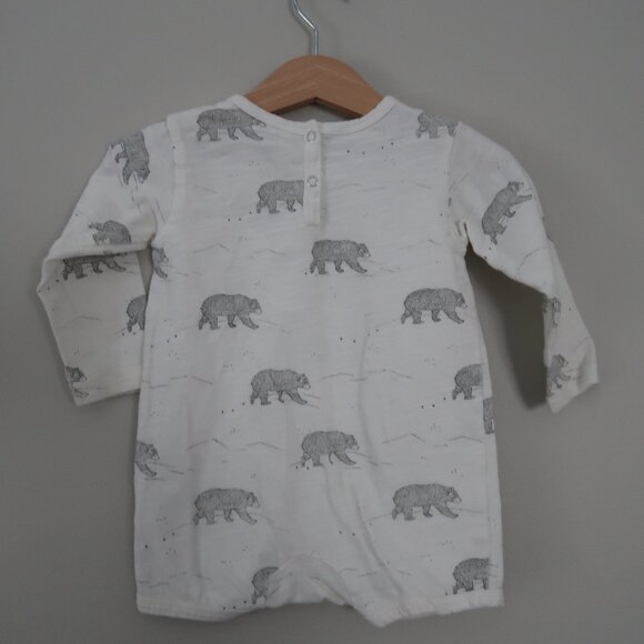 Rylee + Cru Polar Bear Bear Short Romper Size 6-12M - Picture 3 of 5